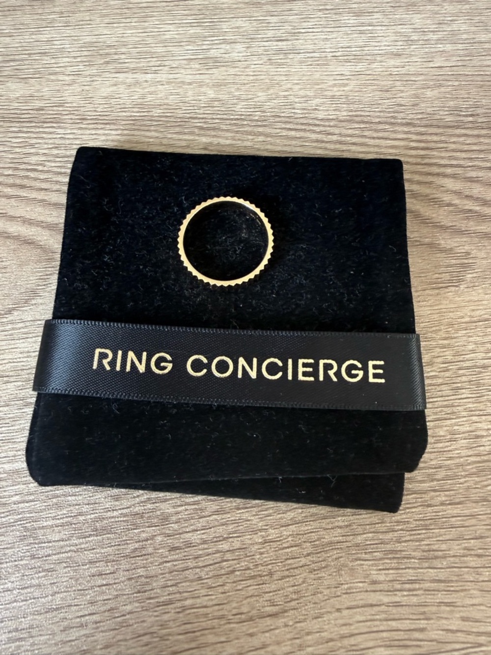 Ring Concierge Fluted Gold Stackable Ring classic 5mm size 8.5 - Picture 5 of 9